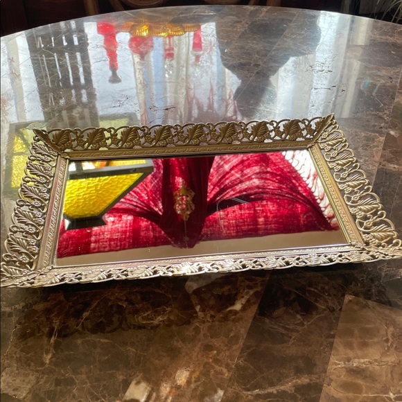 Vintage Mirrored Vanity Tray - Picture 2 of 3